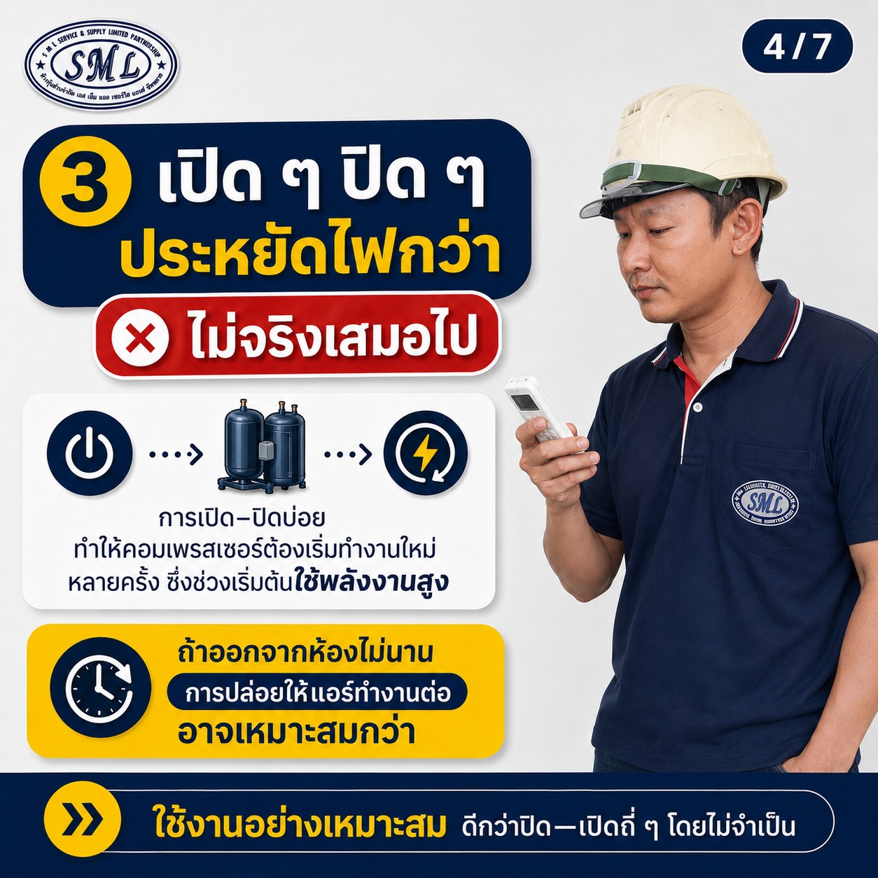 5 เรื่องที่คนใช้แอร์เข้าใจผิดมาตลอด ภาพที่ 4